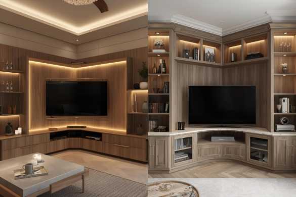Corner TV Units Services Offered by Intraflair (Interior Designer in Hyderabad) - www.intraflair.in.jpg
