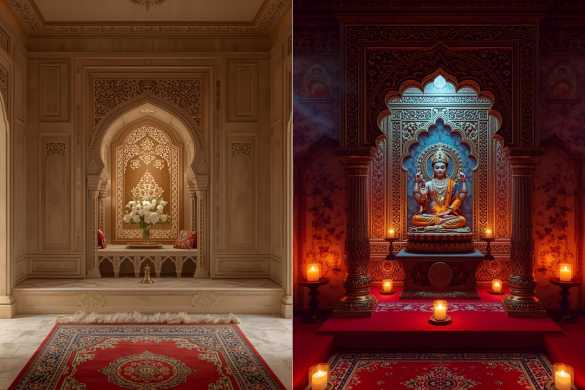 Custom-Built Prayer Rooms Interiors Services offered by Intraflair Interior designers in Hyderabad - www.intraflair.in.jpg