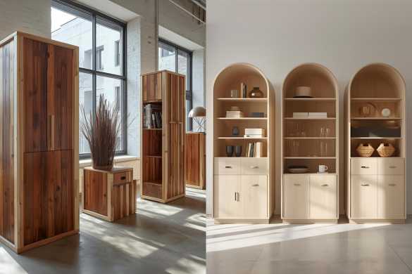 Freestanding Storage Units offered by Intraflair (Interior Designer in Hyderabad) - www.intraflair.in