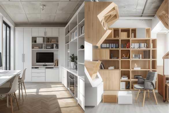 Office Storage Units offered by Intraflair (Interior Designer in Hyderabad) - www.intraflair.in