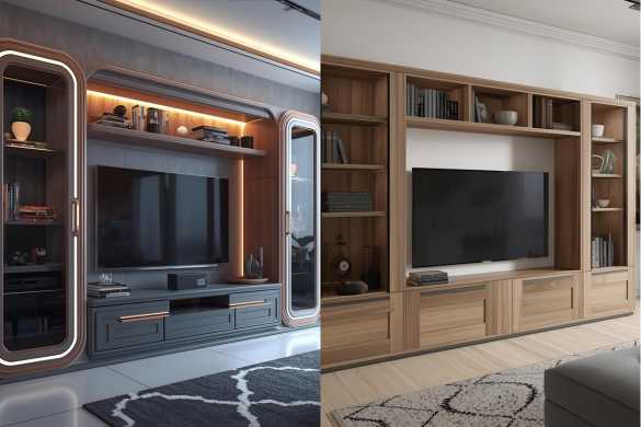 TV Unit with Storage Cabinets Services Offered by Intraflair (Interior Designer in Hyderabad) - www.intraflair.in.jpg
