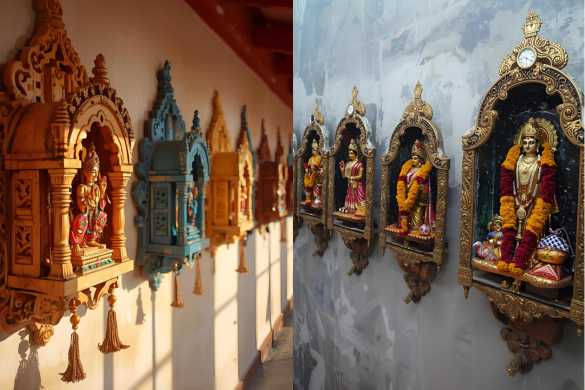 Wall-Mounted Prayer Units Services Page - Intraflair - Interior Designers in Hyderabad - www.intraflair.in