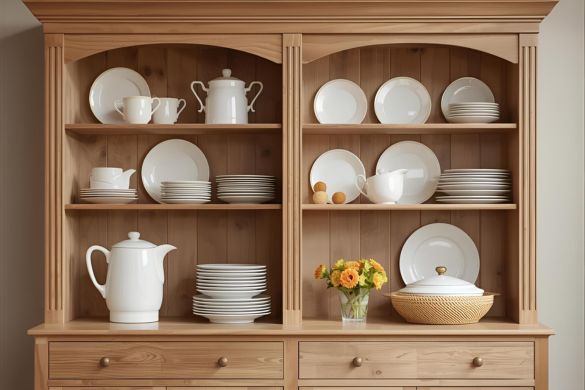 Wood crockery units Services Offered by Intraflair (Interior Designer in Hyderabad) - www.intraflair.in