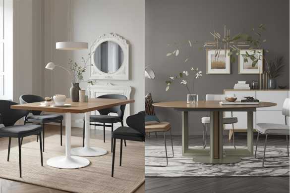 Adjustable Dining Tables Services offered by Intraflair Interior designers in Hyderabad - www.intraflair.in