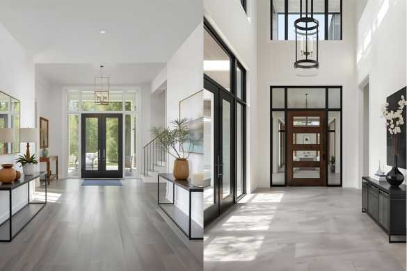 Contemporary And Modern Foyers Services offered by Intraflair Interior designers in Hyderabad - www.intraflair.in