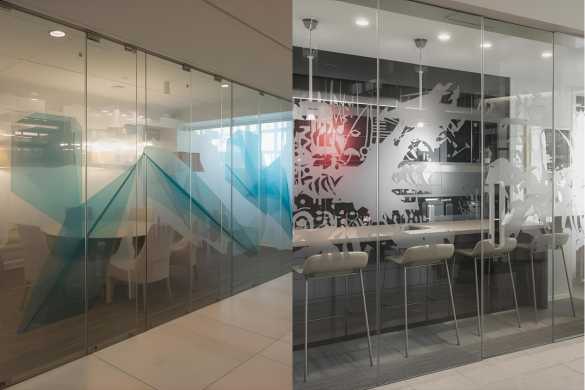 Decorative Glass Panels Service Services offered by Intraflair Interior designers in Hyderabad - www.intraflair.in