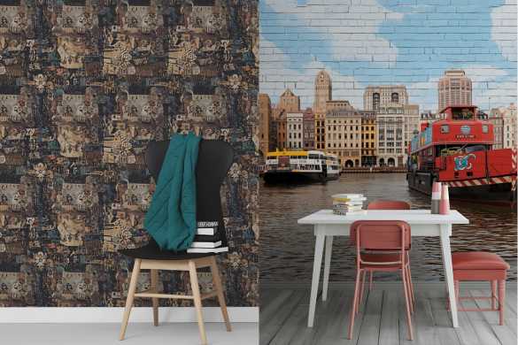 Digital Print Wallpaper Services offered by Intraflair Interior designers in Hyderabad - www.intraflair.in