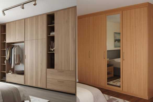 Engineered Wood - Types Of Materials Used In Wardrobes - Services offered by Intraflair Interior designers in Hyderabad - www.intraflair.in