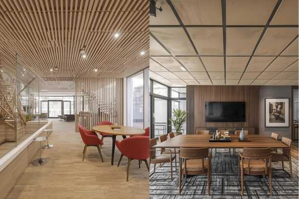 Fiber false ceiling Services offered by Intraflair Interior designers in Hyderabad - www.intraflair.in