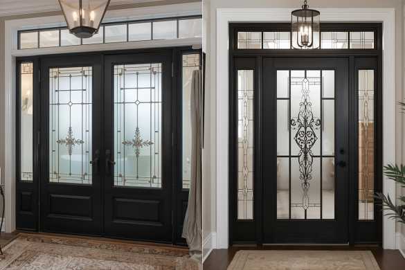 Glass Doors making Services offered by Intraflair Interior designers in Hyderabad - www.intraflair.in
