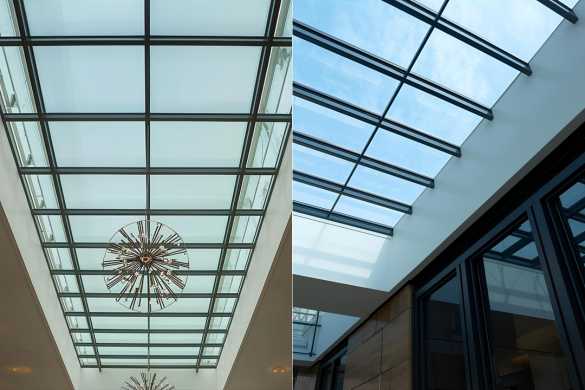 Glass False Ceiling Services offered by Intraflair Interior designers in Hyderabad - www.intraflair.in