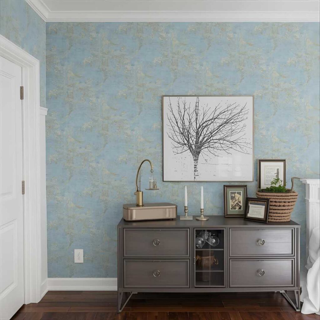 Wallpaper Fixing Services In Hyderabad - offered by Intraflair Interior designers in Hyderabad - www.intraflair.in -1